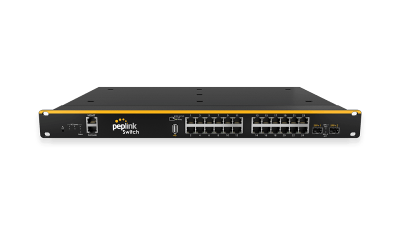 24 port Peplink Switch rugged